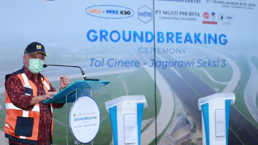 Jalan Tol Cinere - Jagorawi (Cijago) Seksi 3, Kukusan - Cinere Sepanjang 5,44 km Mulai Konstruksi. (Dok: PUPR)