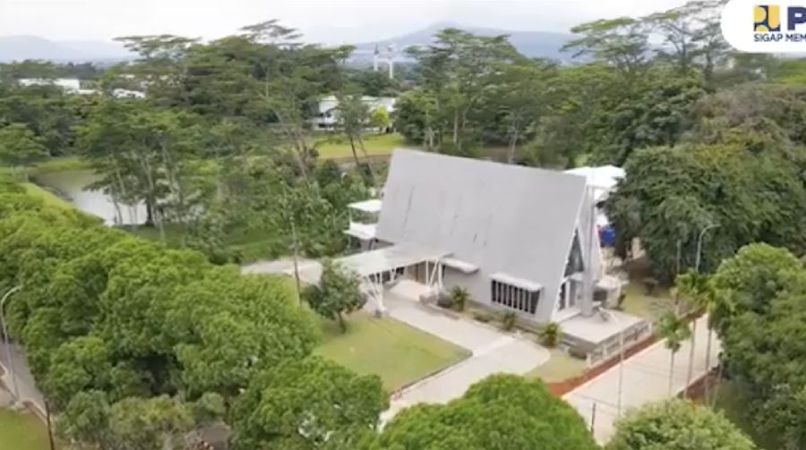 Kawasan Kebun Raya Cibinong. (Tangkapan layar Twitter Kementerian PUPR)