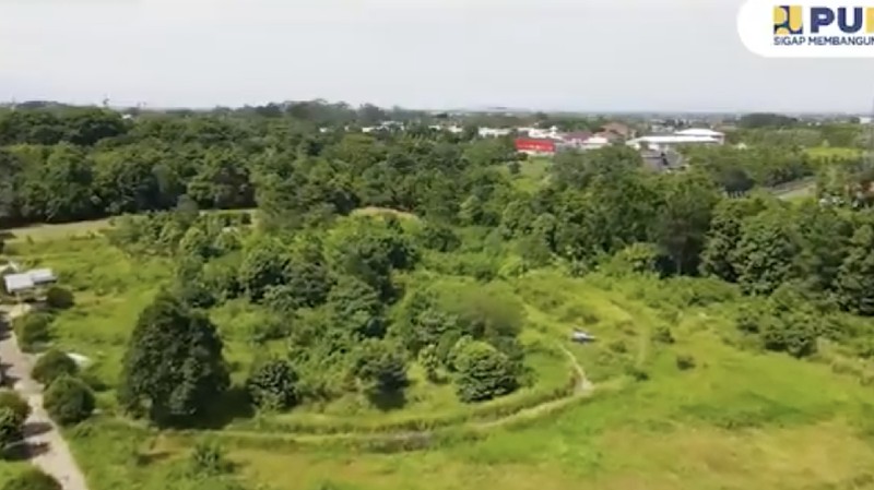 Kawasan Kebun Raya Cibinong. (Tangkapan layar Twitter Kementerian PUPR)