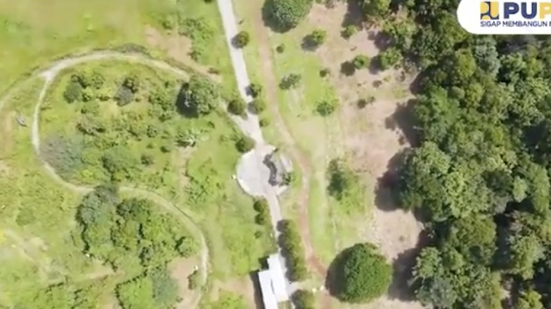 Kawasan Kebun Raya Cibinong. (Tangkapan layar Twitter Kementerian PUPR)