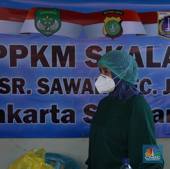 Potret Pemukiman di Srengseng Lockdown Mikro