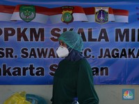 Potret Pemukiman di Srengseng Lockdown Mikro