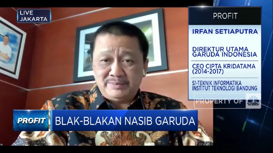 Penjelasan Irfan Setiaputra Soal Kondisi Garuda Indonesia (CNBC Indonesia TV)