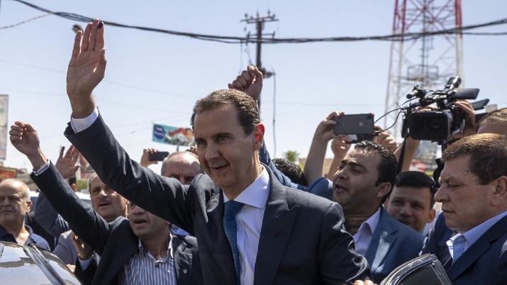 Presiden Suriah Bashar al-Assad. (AP/Hassan Ammar)