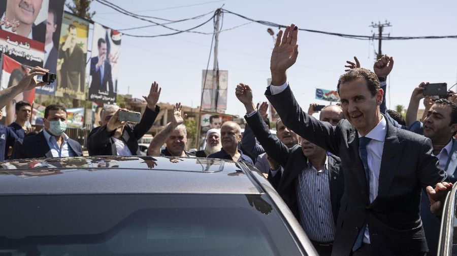 Presiden Suriah Bashar al-Assad. (AP/Hassan Ammar)