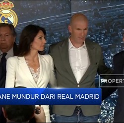 Zinedine Zidane Pamit dari Real Madrid