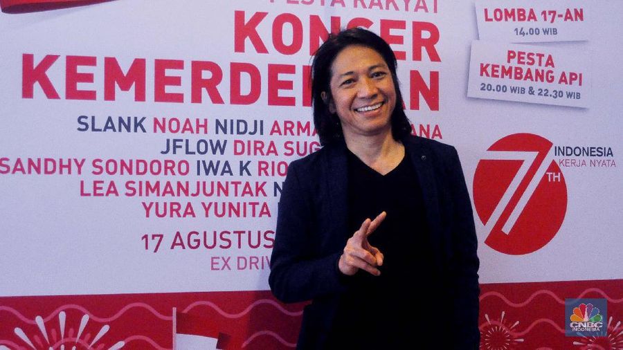 Abdee 'Slank' (File Photo/CNBC Indonesia/Muhammad Sabki)