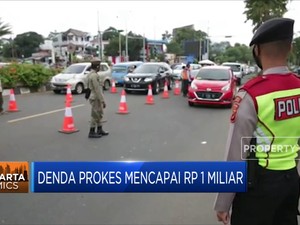 Denda Prokes DKI Jakarta Mencapai Rp 1 Miliar