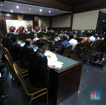 Ada Hotman Paris, Ini Penampakan Sidang 13 MI Kasus Jiwasraya
