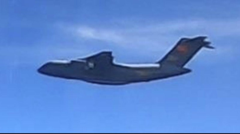 This handout photo from the Royal Malaysian Air Force taken on May 31, 2021 and released on June 1, 2021 shows a Chinese People's Liberation Army Air Force (PLAAF) Xian Y-20 aircraft that Malaysian authorities said was in the airspace over Malaysia's maritime zone near the coast of Sarawak state on Borneo island. (Royal Malaysian Air Force via AP)