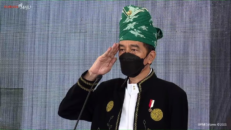 Upacara Peringatan Hari Lahir Pancasila Tahun 2021, Istana Kepresidenan Bogor, 1 Juni 2021