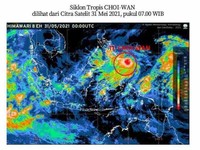 Waspada! Siklon Tropis Choi-Wan Berpotensi Hantam Wilayah RI