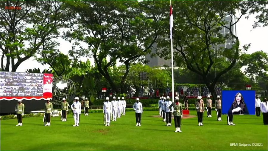 Upacara Peringatan Hari Lahir Pancasila Tahun 2021, Istana Kepresidenan Bogor, 1 Juni 2021