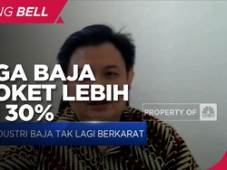 Supply Terdistrupsi Pandemi, Harga Baja Meroket di Atas 30%