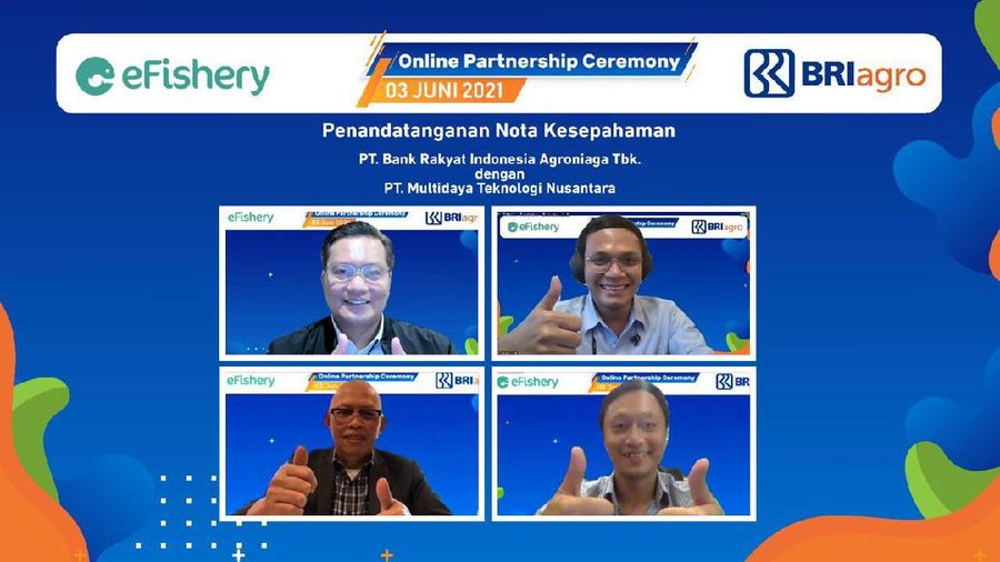 BRI Agro Kolaborasi Dengan eFishery Fasilitasi Layanan Perbankan Untuk Budidaya Perikanan