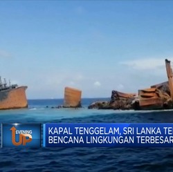 Kapal Tenggelam, Sri Lanka Terancam Bencana Lingkungan Hebat