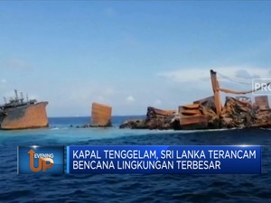 Kapal Tenggelam, Sri Lanka Terancam Bencana Lingkungan Hebat