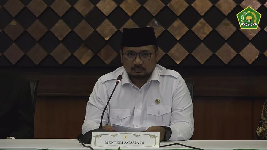 Konferensi Pers Penjelasan Kebijakan Penyelenggaraan Ibadah Haji 1442 H/2021 M (Tangkapan Layar Youtube)