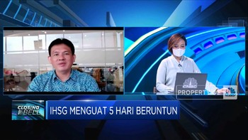 Net Buy Asing Melesat, IHSG Menguat 5 Hari Beruntun