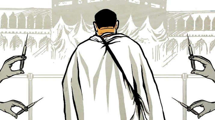 Infografis: 'Perang Vaksin' di Balik Pembatasan Haji 2021 Arab Saudi? Infografis: 'Perang Vaksin' di Balik Pembatasan Haji 2021 Arab Saudi?