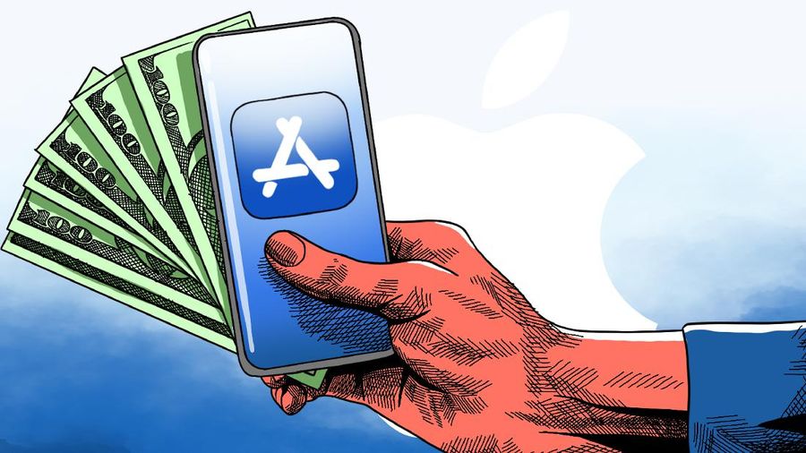 Infografis/ Tak perduli pandemi, Transaksi Apple App Store Tembus Rp 9.191 Triliun/Aristya Rahadian