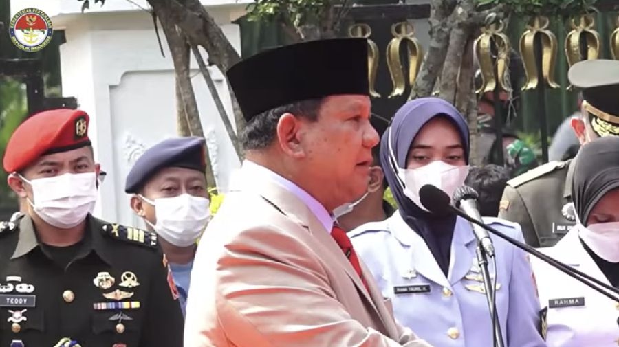 Peresmian Patung Bung Karno Naik Kuda Oleh Ibu Megawati Soekarnoputri di Gedung Kemhan RI. (Tangkapan layar youtube PDI Perjuangan)