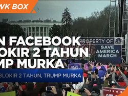 Akun Diblokir Facebook Selama 2 Tahun, Trump Murka