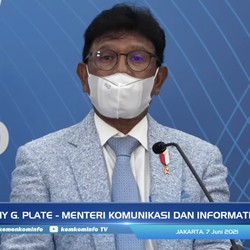 Pesan Khusus Menkominfo Johnny Plate Pada Platform Digital RI