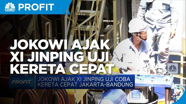 Jokowi Ajak Xi Jinping Uji Coba Kereta Cepat Jakarta-Bandung