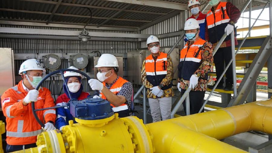 PGN Resmikan Jumperline Tambak Jorong, Jateng. (Dok. PGN)