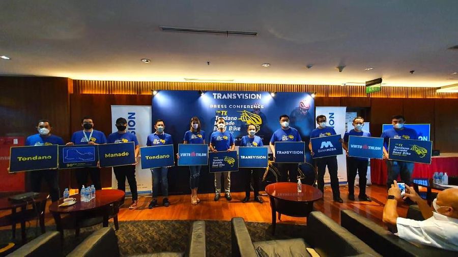 Transvision Gelar Event Balap Sepeda di Tondano dan Manado. (Dok. Transvision)