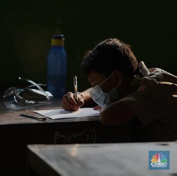 Intip Uji Coba Sekolah Tatap Muka SDN Kebayoran Lama 17 Pagi