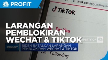 Biden Cabut Larangan Pemblokiran Wechat & Tiktok