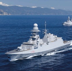 Tampang Sangar Kapal Perang 'Hantu Laut' Italia yang Dibeli Prabowo