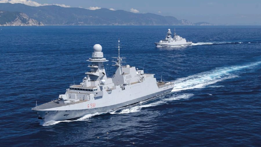 Fremm Frigate. (tangkapan layar via fincantieri.com)