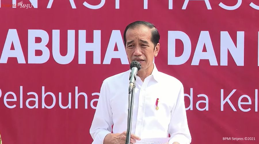 Presiden Joko Widodo Meninjau Vaksinasi Covid-19, Pelabuhan Sunda Kelapa, Jakarta, 10 Juni 2021 (Tangkapan Layar Youtube Sekretariat Presiden)