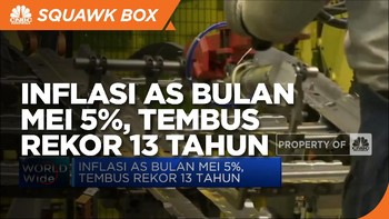 Inflasi AS Bulan Mei 5%, Tembus Rekor 13 Tahun