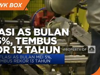 Inflasi AS Bulan Mei 5%, Tembus Rekor 13 Tahun