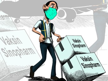 Lawan Covid-19, 1 Juta Vaksin Sinopharm Tiba di RI