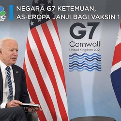 Negara G7 Ketemuan, AS-Eropa Janji Bagi Vaksin 1 Miliar