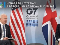 Negara G7 Ketemuan, AS-Eropa Janji Bagi Vaksin 1 Miliar