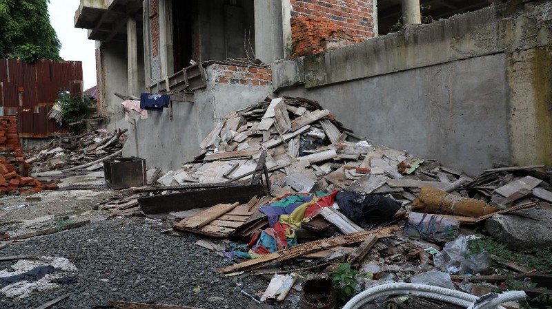 Rumah mewah yang berada di Menteng, Jakarta Pusat, disegel karena dinilai melanggar aturan. (CNBC Indonesia/ Andrean Kristianto)