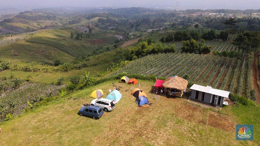 Bukit Bodogol, Sukabumi (CNBC Indonesia/ Andrean Kristianto)