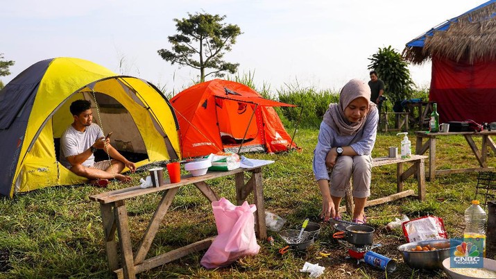 Bukit Bodogol, Sukabumi (CNBC Indonesia/ Andrean Kristianto)