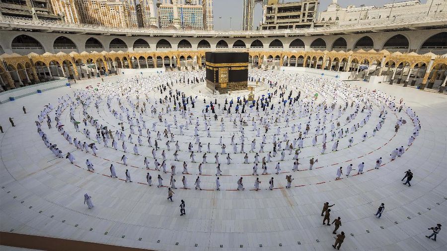 Ilustrasi Mekkah. (AP/Ministry of Media)