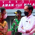 Jokowi Cek Vaksinasi Corona Massal di Stadion Patriot Bekasi