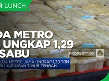 Polda Metro Jaya Ungkap 1.29 Ton Sabu
