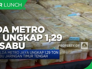 Polda Metro Jaya Ungkap 1.29 Ton Sabu