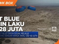 Tiket Penerbangan Blue Origin Laku USD 28 Juta