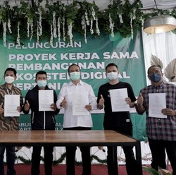 4 Perusahaan Kolaborasi Bangun Ekosistem Digital Pertanian